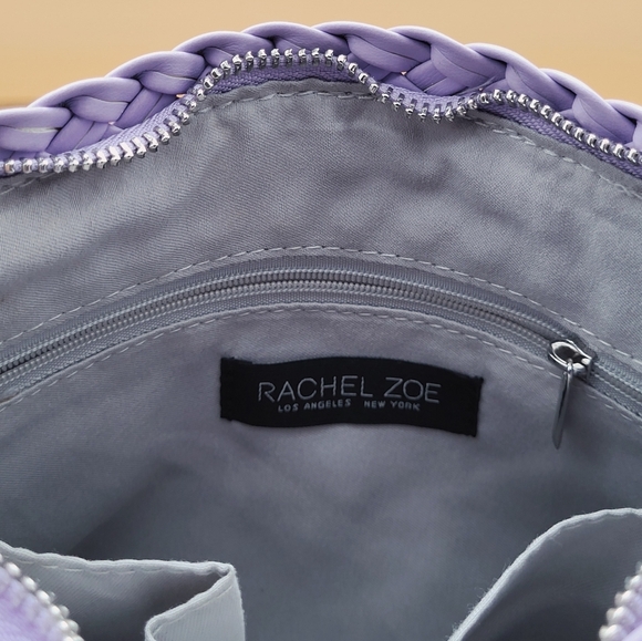 Rachel Zoe Lavender Woven Clutch - Picture 4 of 4